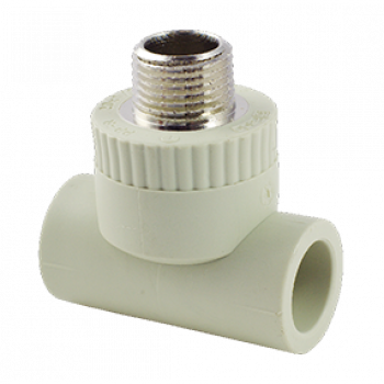 Тройник с переходом на наружную резьбу FADO PPR 20*1/2"
