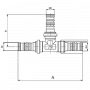 Тройник пресс FADO PRESS 20x20x20