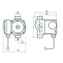 Циркуляционный насос Насосы+Оборудование BPS 20-2G-130/B