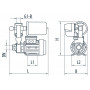 Насосная станция NPO AUTPS60/1L mini