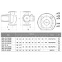 Циркуляционный насос NPO BPS40-18SF-250/380V
