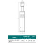 Насос шнековый скважинный NPO" 2S QGD0,5-35-0,37 "IGLA" кабель 15 м