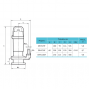 Дренажный насос Rudes DRH 1100F