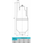 Насос вибрационный Rudes VB50 + кабель 10 м