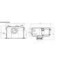 Канализационная установка NPO WCLIFT 600/2F Hot