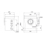 Канализационная установка NPO WCLift 400/3F Compact